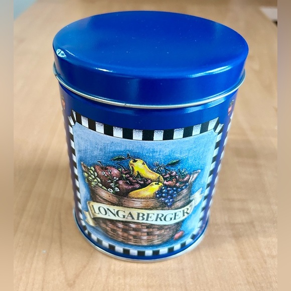 Vintage Longaberger Collectors Tin Brenda Nippert 1992 never used collectors - Picture 1 of 4